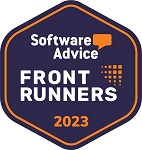 Softwareadvice front runner award.