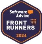 Softwareadvice front runner award.