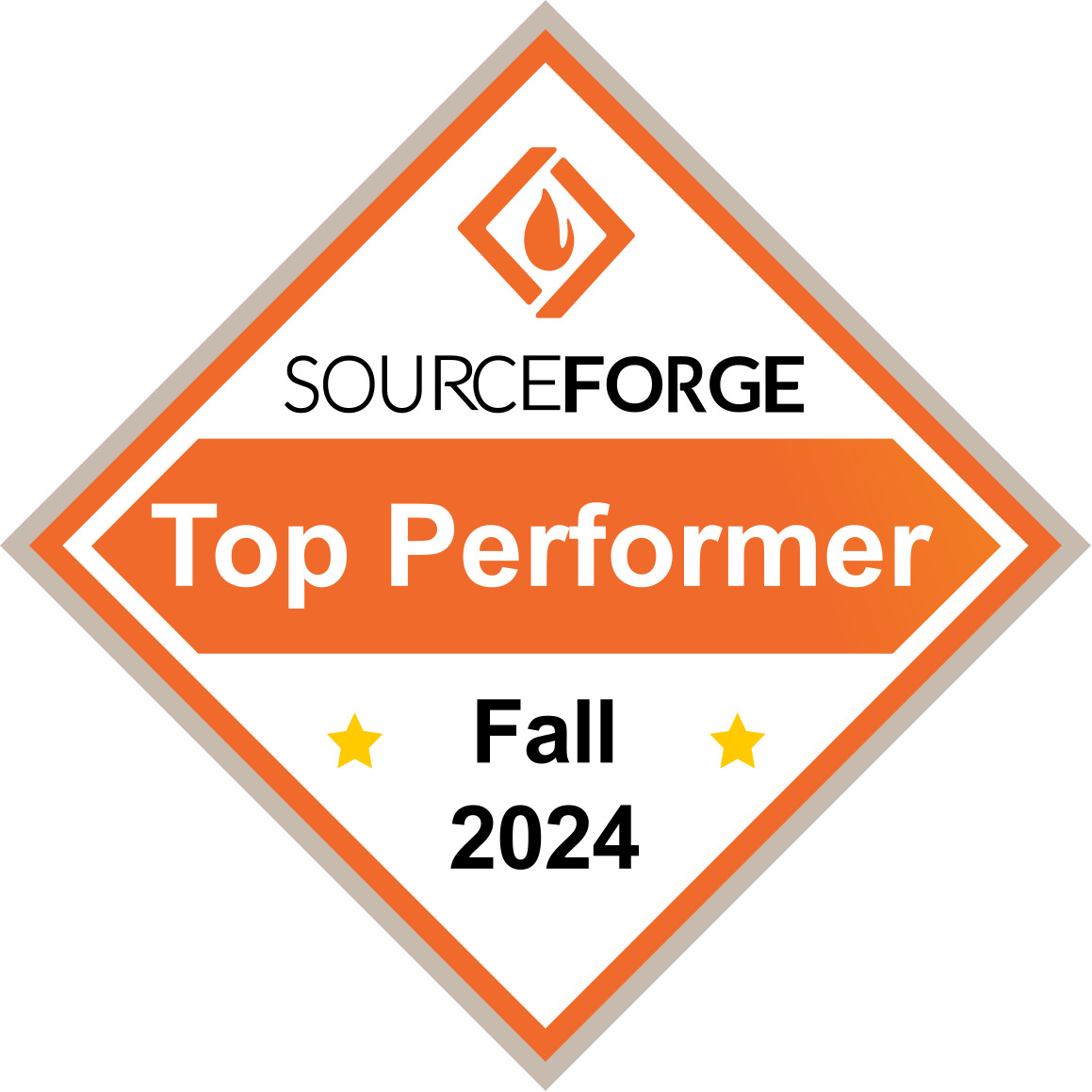 Sourceforge customer love award.