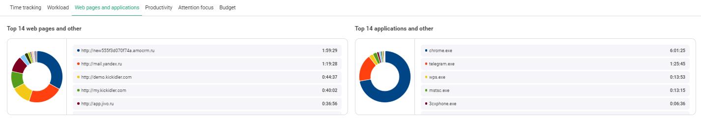 Report «Web Pages and Applications».