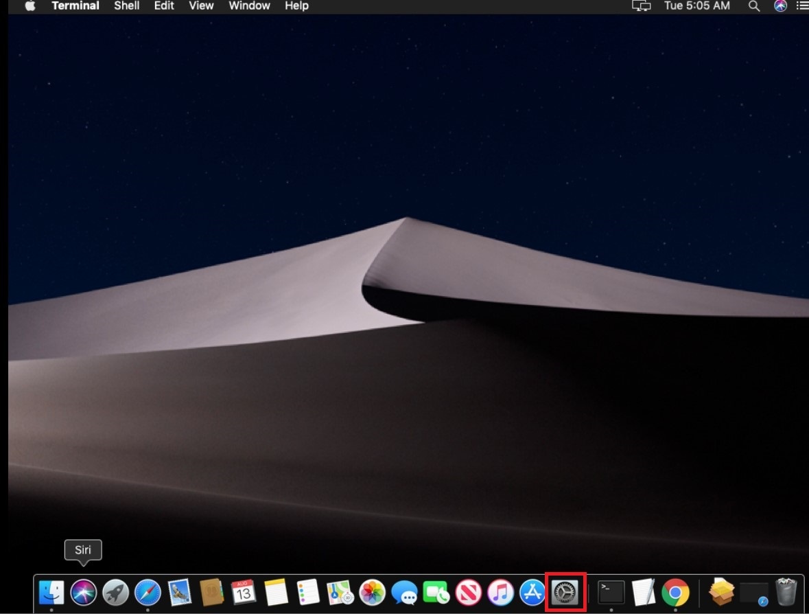 Screenshot MacOs